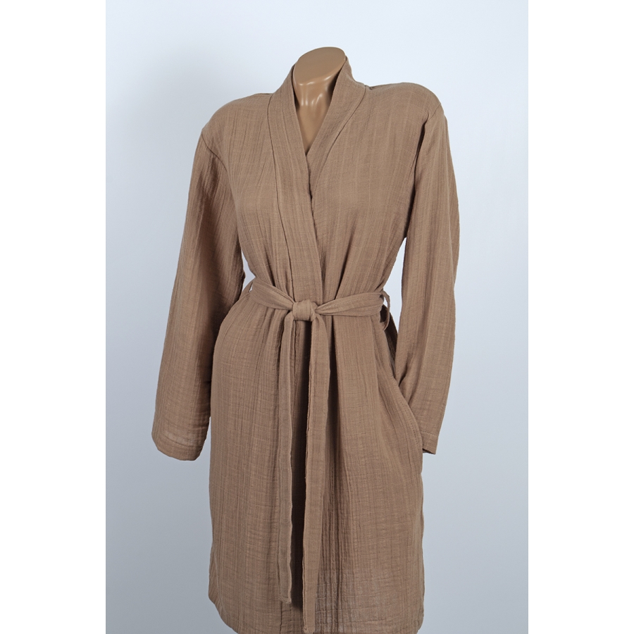 

Халат Muslin Barine S/M Светло-кофейный 000164275