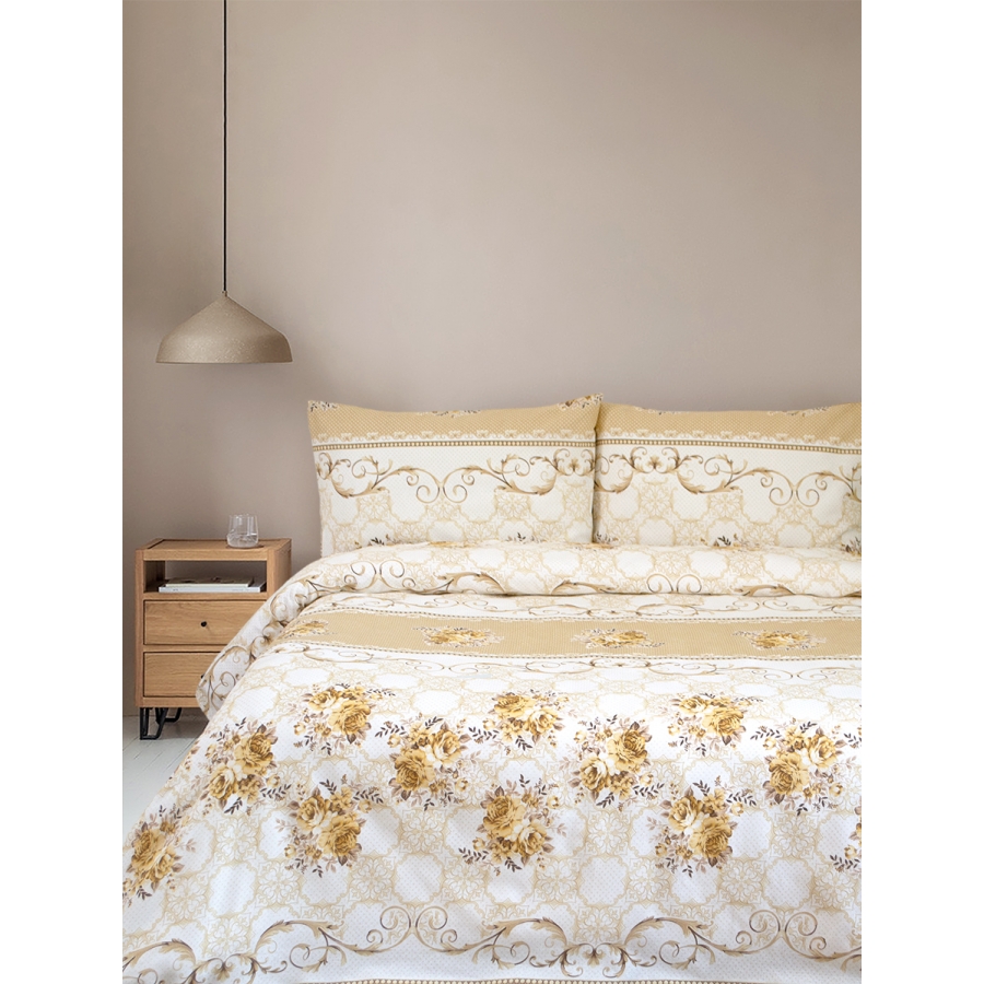 

Постельное белье Tracery Iris Home Семейный Бежевый 000165366