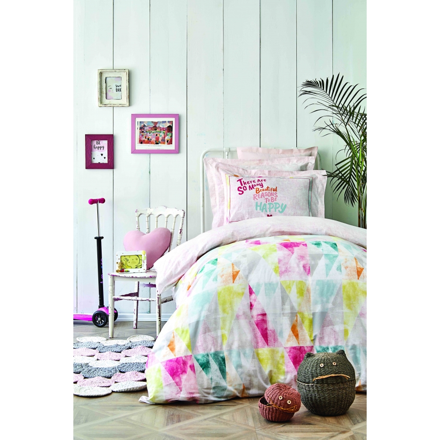 

Постельное белье Colirido pembe Karaca Home Подростковый Розовый 000164659