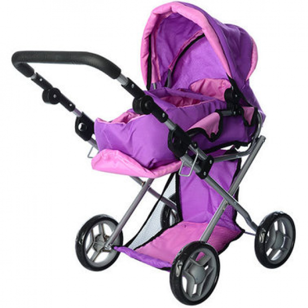 

Коляска для кукол Melogo 9379/029 (violet/l.pink)
