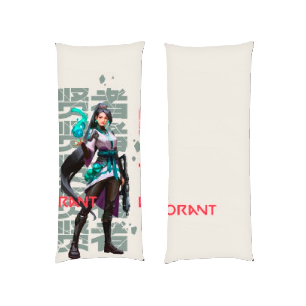 

Подушка Valorant [10] дакимакура двухсторонняя стандарт 50 х 150 см - MyTee
