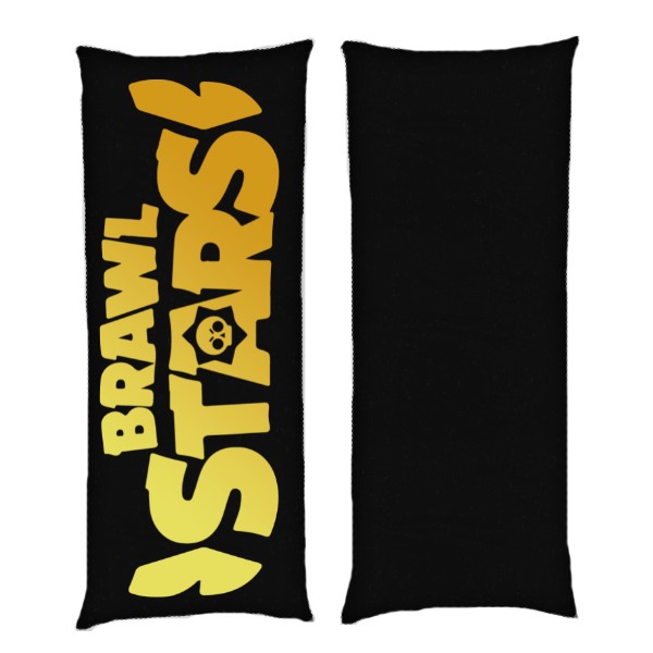 

Подушка Brawl Stars gold logo (Бравл Старс) дакимакура двухсторонняя стандарт 40 х 100 см - MyTee