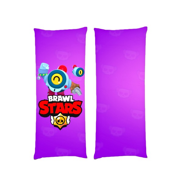 

Подушка Brawl Stars Нани (Бравл Старс) дакимакура двухсторонняя стандарт 50 х 150 см - MyTee