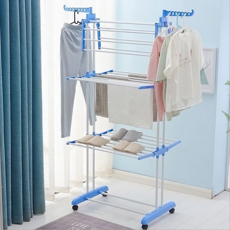

Сушилка для белья Cloth Rack. многофункциональная трехуровневая (AD-1/2)