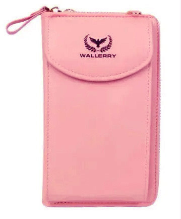 

Женский Кошелек клатч из экокожи ZL8591Розовый Wallerry