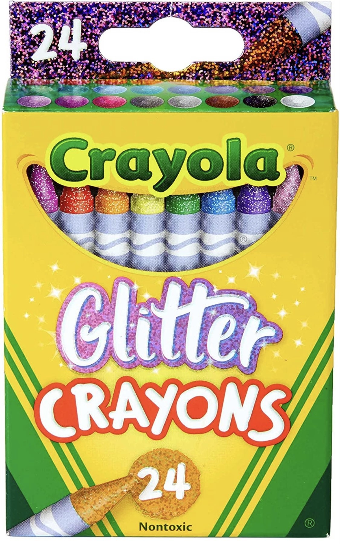 

Восковые карандаши Crayola Glitter Crayons 24 шт.