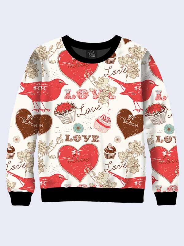 

Женский 3D-свитшот Vilno LOVE AND CUPCAKES  (44) (Vil-9379, Женский 3D-свитшот Vilno LOVE AND CUPCAKES S (44) (Vil-9379)