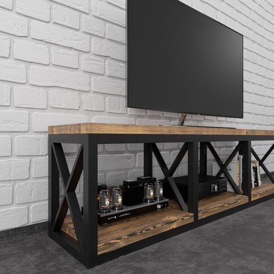 

Дизайнерская Тумба для телевизора в стиле Лофт Loft Design RV510 ()