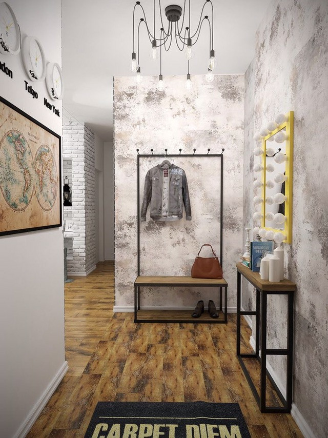 

Дизайнерская Напольная вешалка в прихожую в стиле Лофт Loft Design RV124 ()