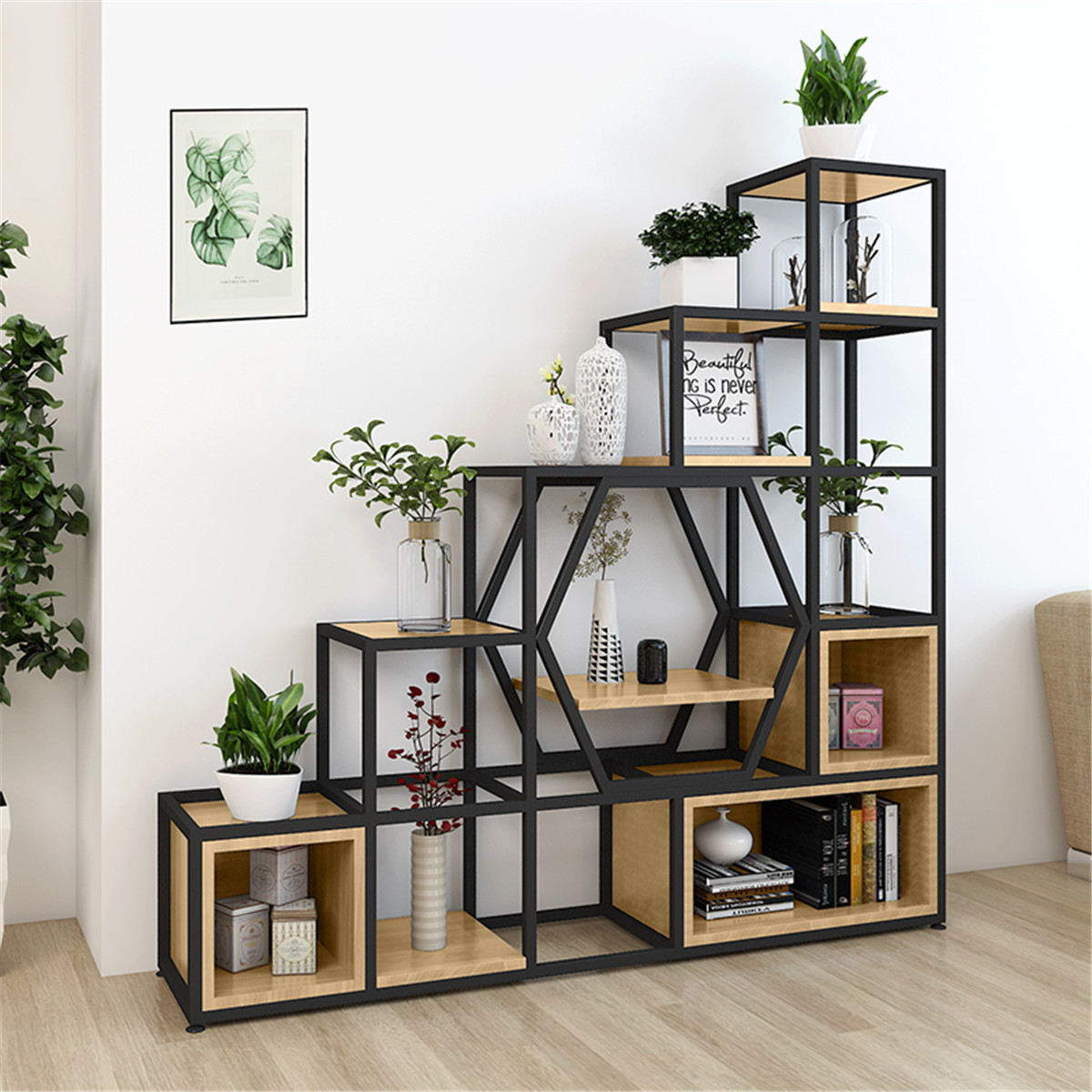 

Дизайнерский Стеллаж в стиле Лофт Loft Design RV099 ()