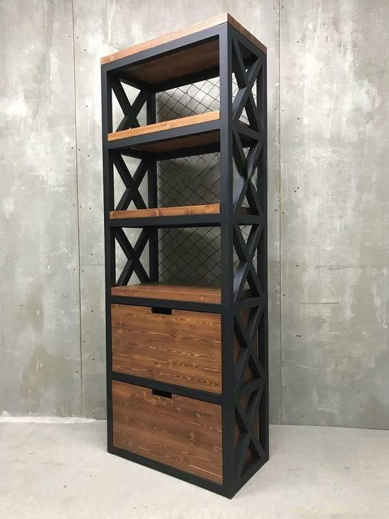 

Дизайнерский Стеллаж в стиле Лофт Loft Design RV442 ()