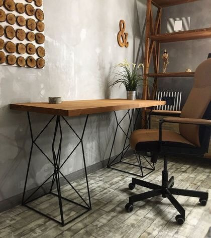 

Дизайнерский Письменный офисный стол в стиле Лофт Loft Design RV021 ()