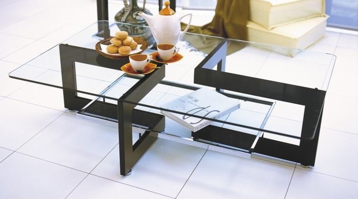 

Дизайнерский стеклянный журнальный стол в стиле Лофт Loft Design RV295 ()