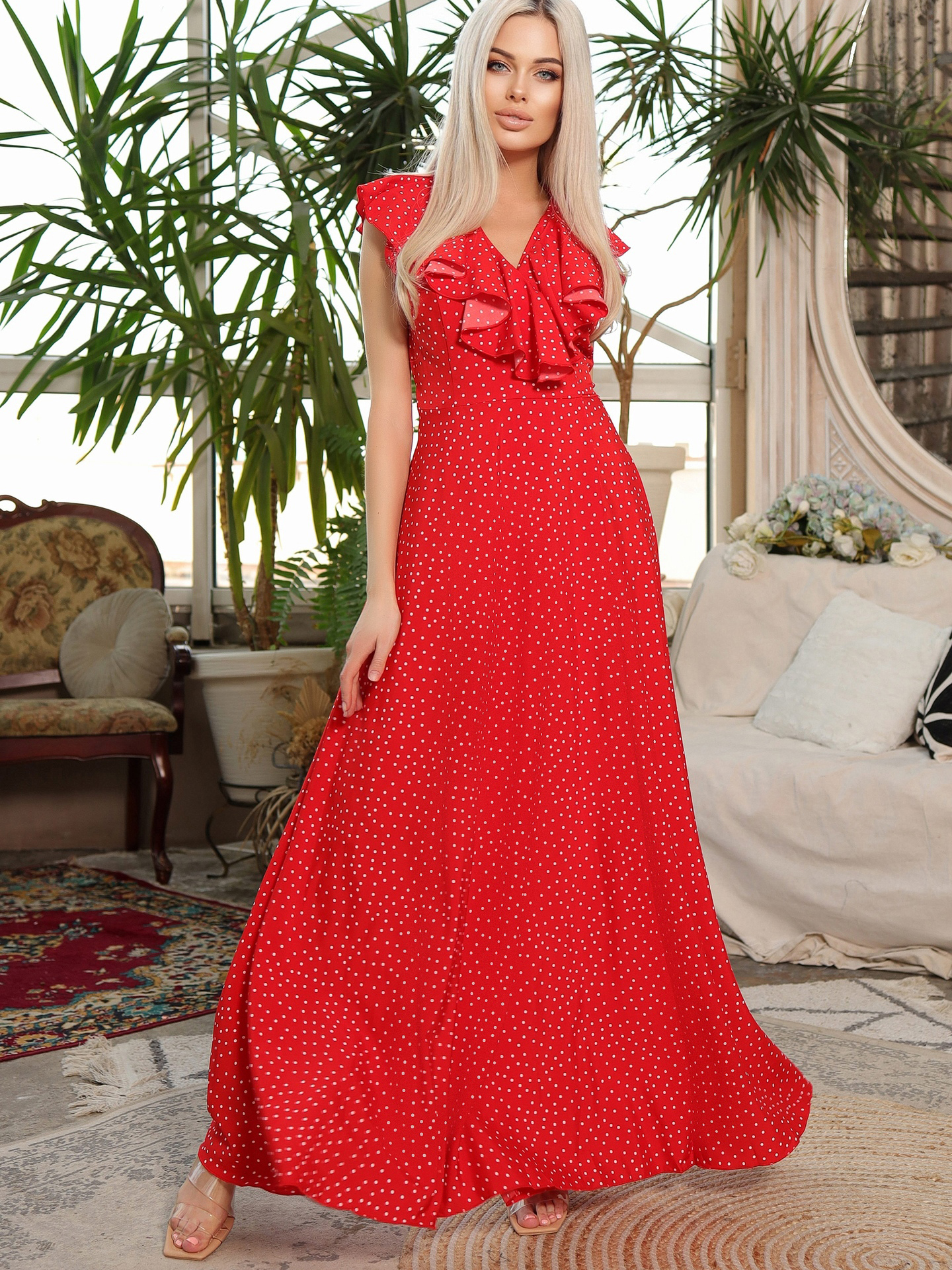 

Сарафан New Fashion 370  Красный, Сарафан New Fashion 370 44 Красный