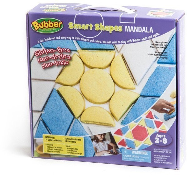 

Набор для лепки Relevant Play Bubber Mandala 4 цвета+формочки (BMANDALA)