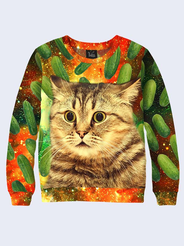 

Женский 3D-свитшот Vilno Кот с огурцами SWAG  (46) (Vil-9763, Женский 3D-свитшот Vilno Кот с огурцами SWAG M (46) (Vil-9763)