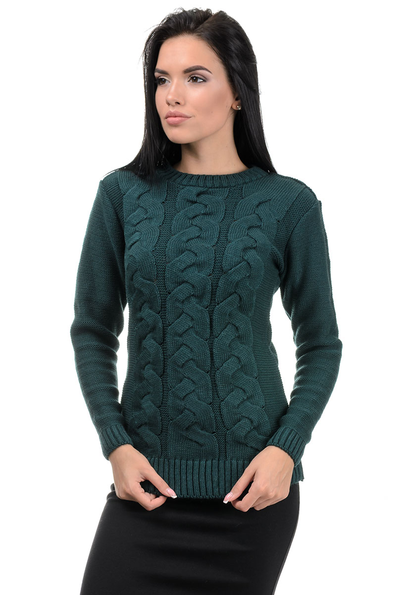 

Fashions • Свитер Wayett Fashions 42-48 бутылка (8745-нс)