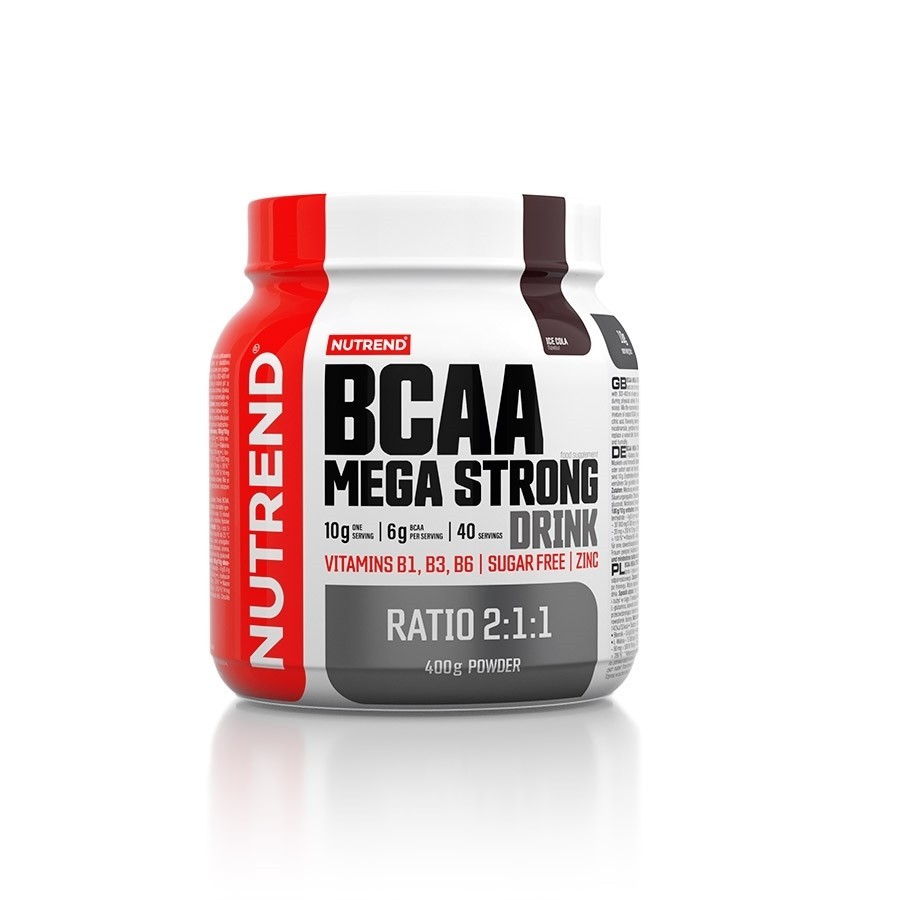 

Аминокислоты Nutrend BCAA Mega Strong Drink Ледяная кола (400 г)