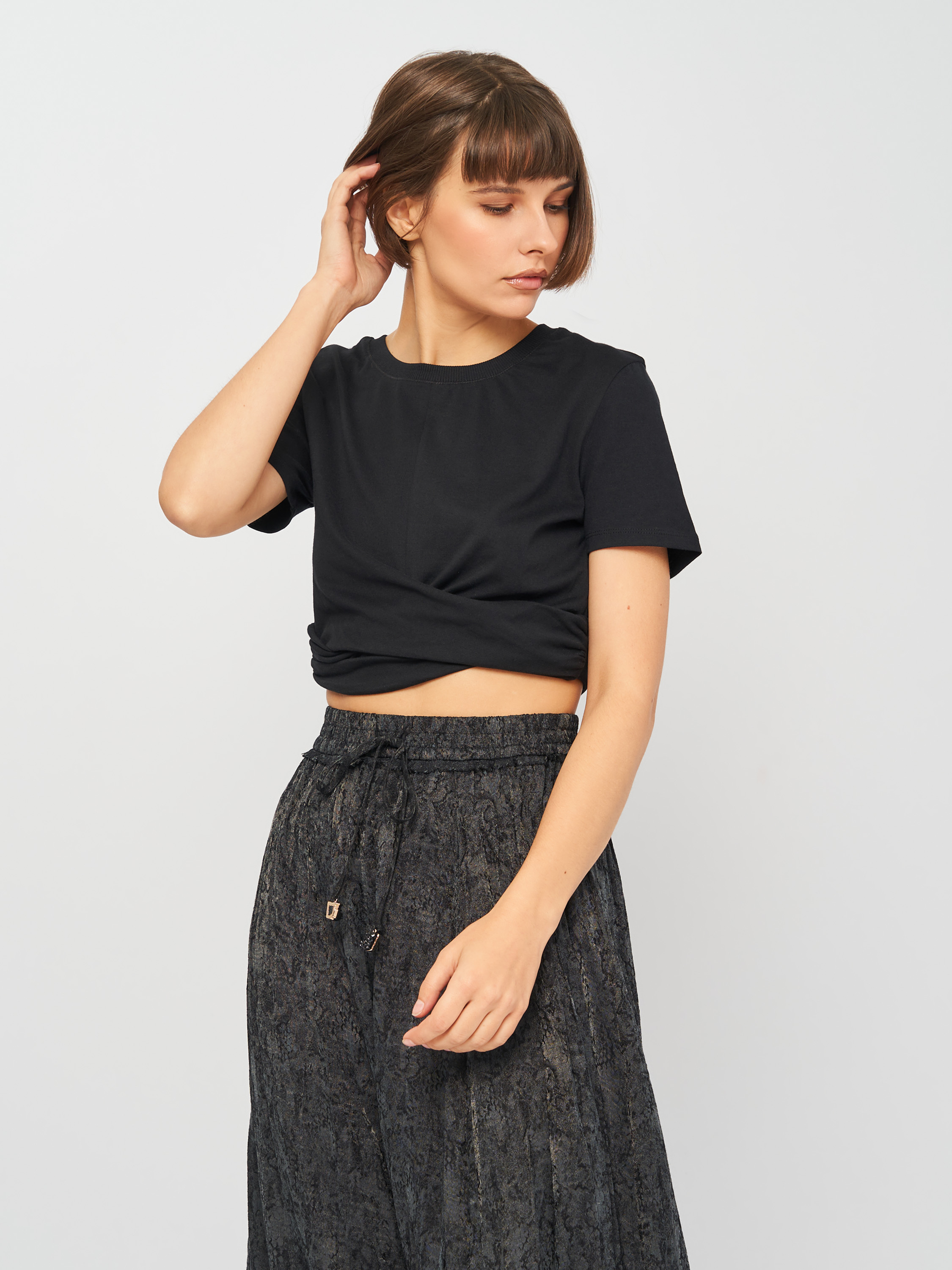 

Топ Zara 0264/047/80  Черный, Топ Zara 0264/047/80 S Черный