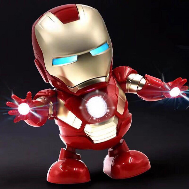 

Інтерактивна іграшка SUNROZ Dance Super Hero танцюючий робот Iron Man (F12К474)