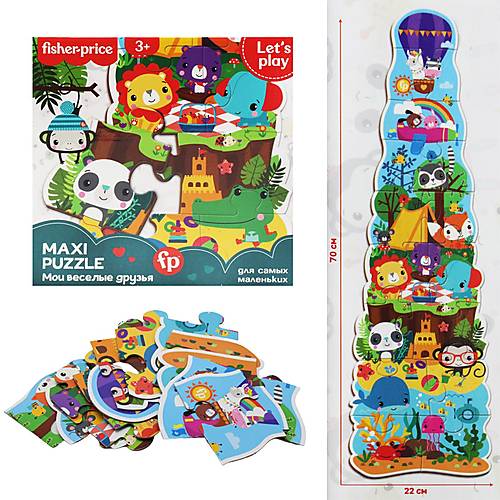 

Беби пазлы "Мои веселые друзья" рус Vladi Toys (VT1711-06)