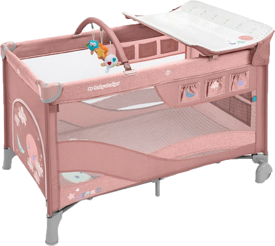 

Манеж-кроватка Baby Design Dream new 09 beige (203039)