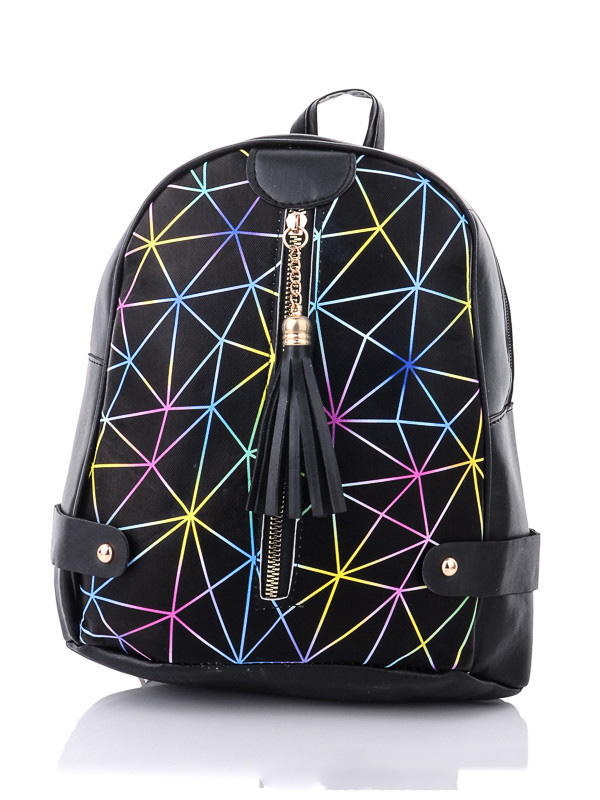 

Женские рюкзаки деми Prime 086-4 black Черный р.28x25x12