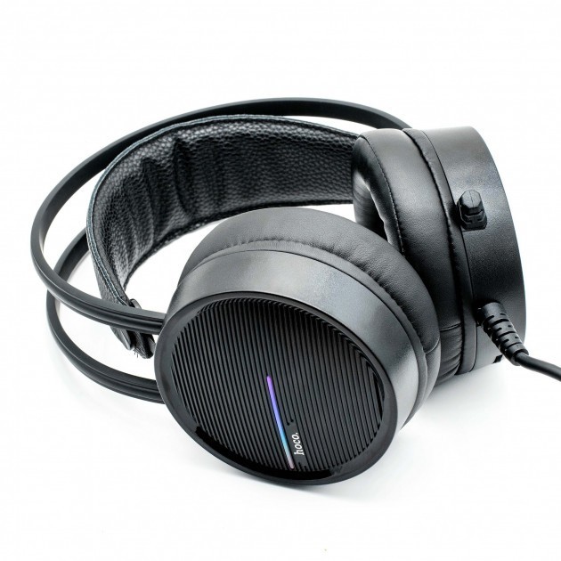

Игровые наушники Hoco W100 Gaming headset с RGB подсветкой