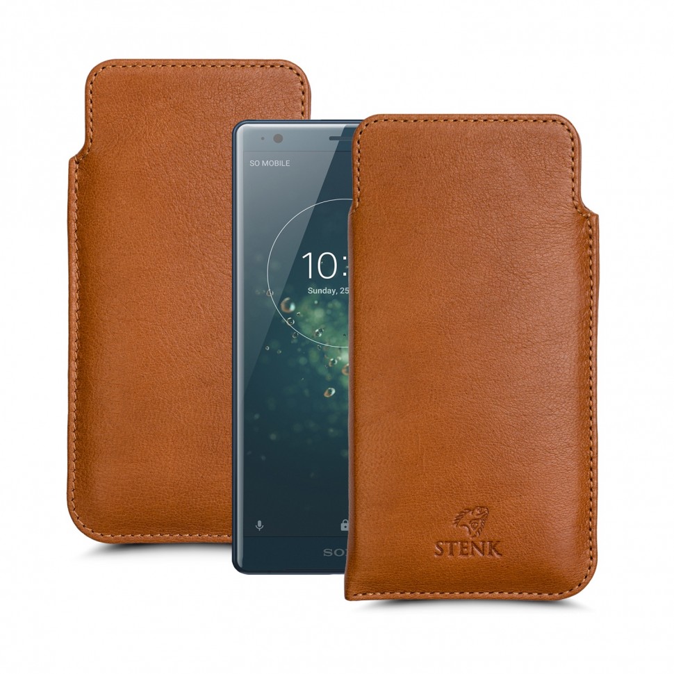 

Футляр Stenk Elegance для Sony Xperia XZ2 Camel