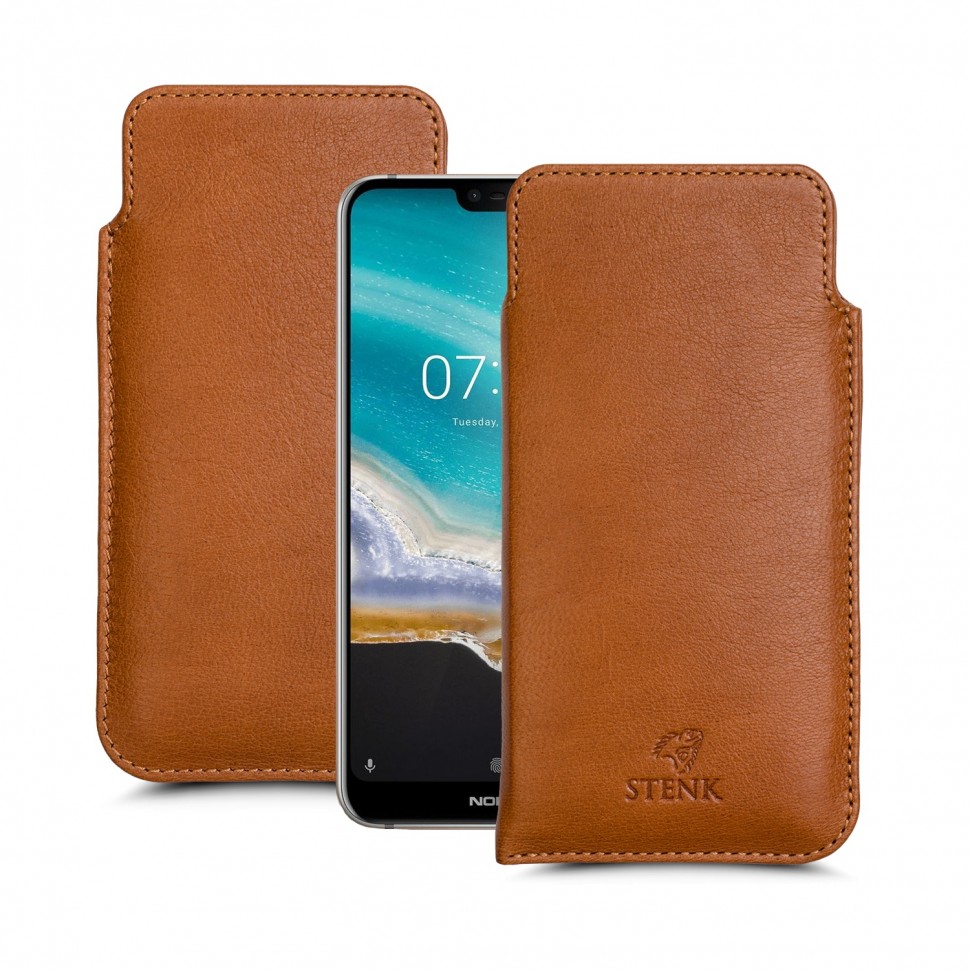 

Футляр Stenk Elegance для Nokia 7.1 Camel