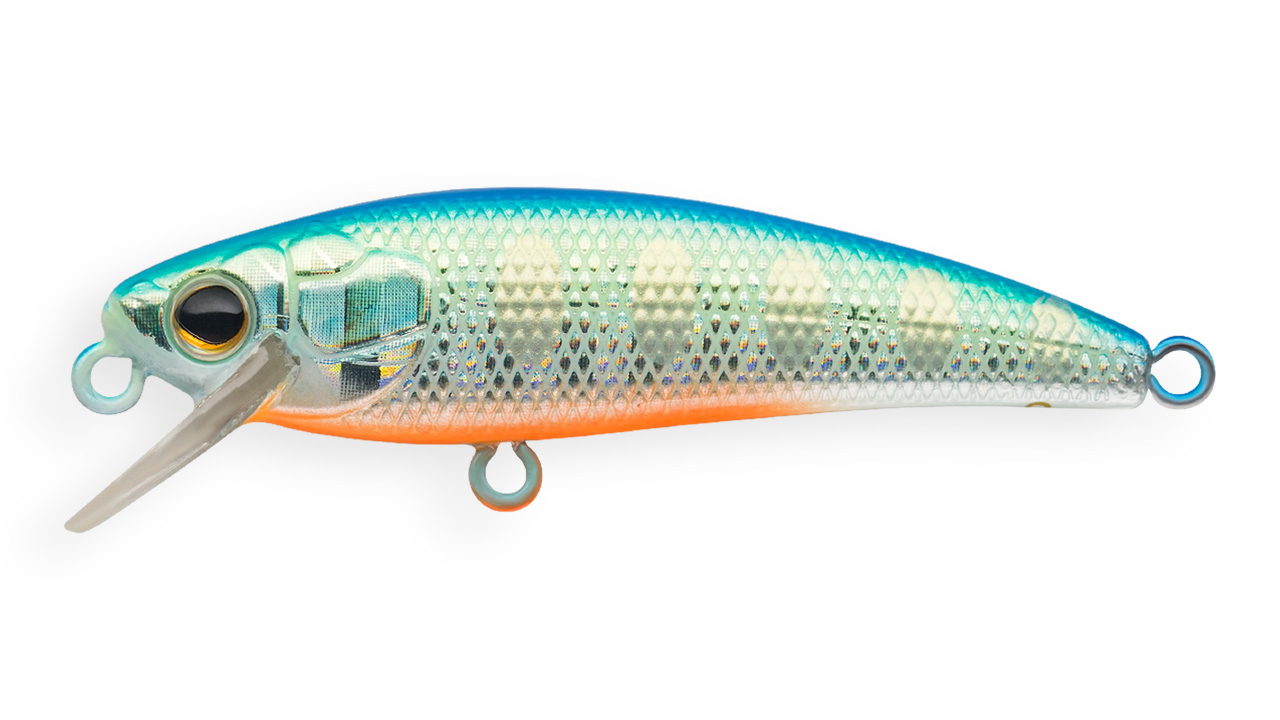 

Воблер Минноу Strike Pro Chip Minnow 45 S, 45 мм, 2,5 гр, Загл. 0,5м., Тонущий, цвет: A150-713 UV Blue Silver OB, (JS-406#A150-713) (81052)