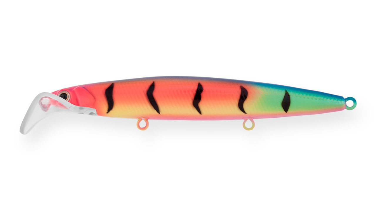 

Воблер Минноу Strike Pro Scooter Minnow 90F, 90 мм, 6,6 гр, Загл. 0,5м.-1,5м., Плавающий, цвет: A167F Parrot Tiger, (EG-186AF#A167F) (83809)