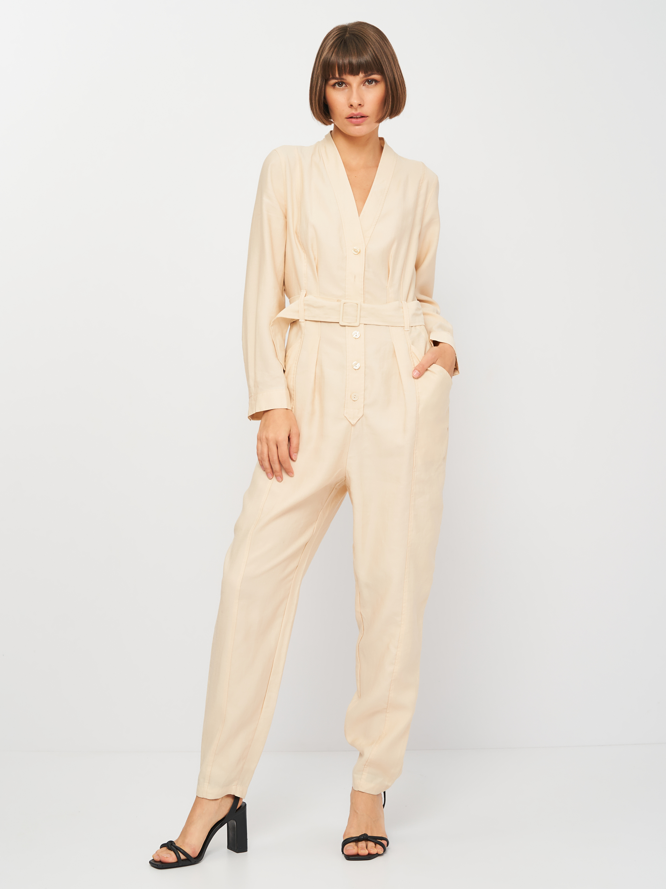 

Комбинезон Zara 7385/311/052 S Бежевый
