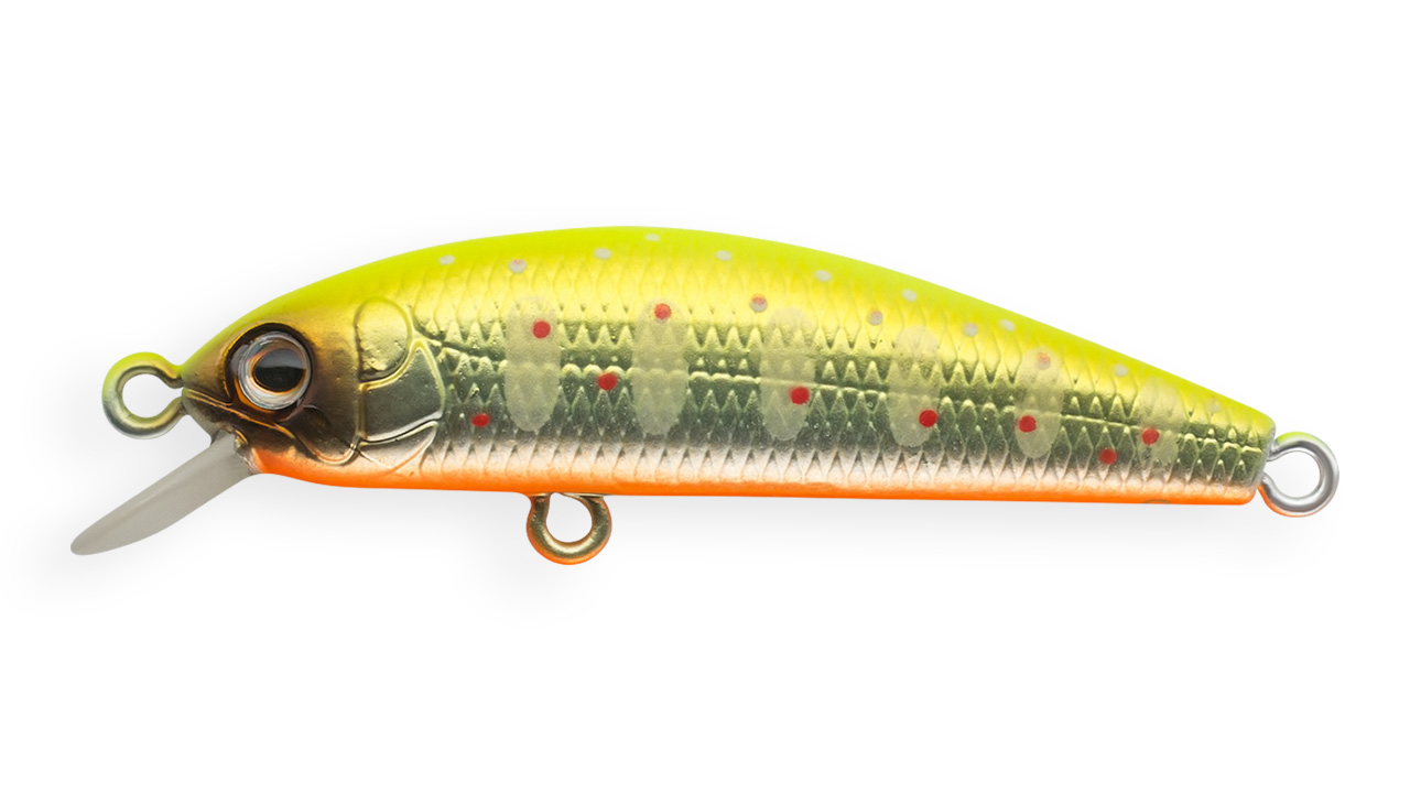 

Воблер Минноу Strike Pro Mets 40 S, 40 мм, 2,6 гр, Загл. 0,6м., Тонущий, цвет: A190ES Mat Motley Trout, (JS-340#A190ES) (80950)