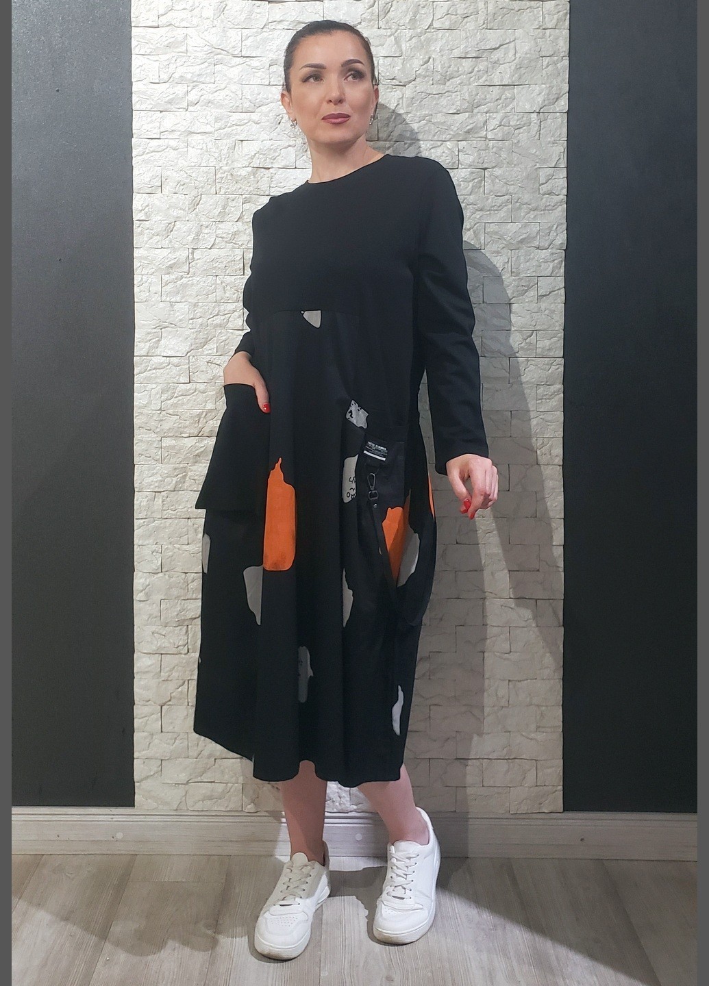 

Платье Di classe One size черный 23-6506