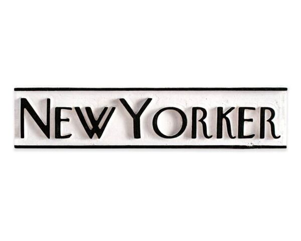 

Декоративная деревянная вывеска «New Yorker» Art Republic