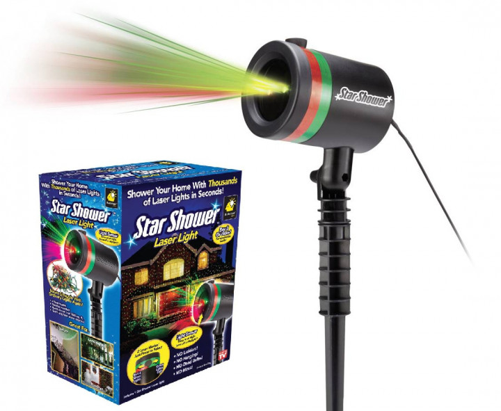 

Лазерный звездный проектор Star Shower Laser Light (OS-ART2597)