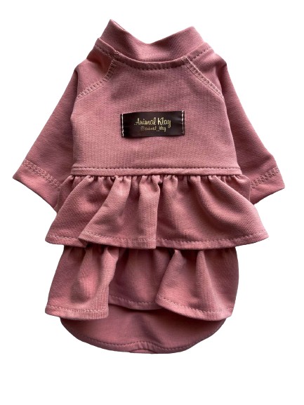 

Платье худи для собак AnimalKlay Зефирка M2 Розовое