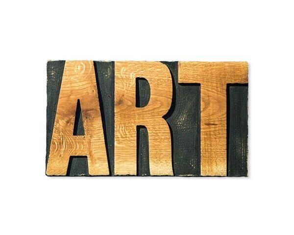 

Декоративная деревянная вывеска «ART» Art Republic