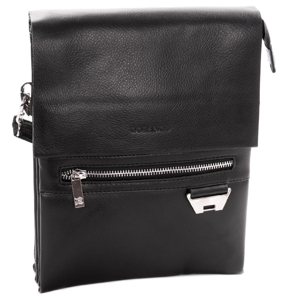 

Сумка мужская повседневная через плечо черная Gorangd