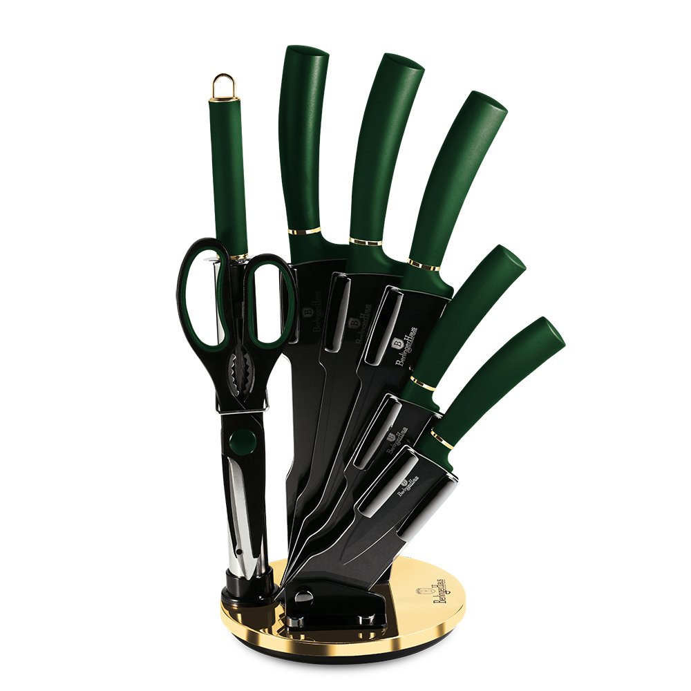 

Набор ножей на подставке 8 предметов Berlinger Haus Emerald Collection BH-2563