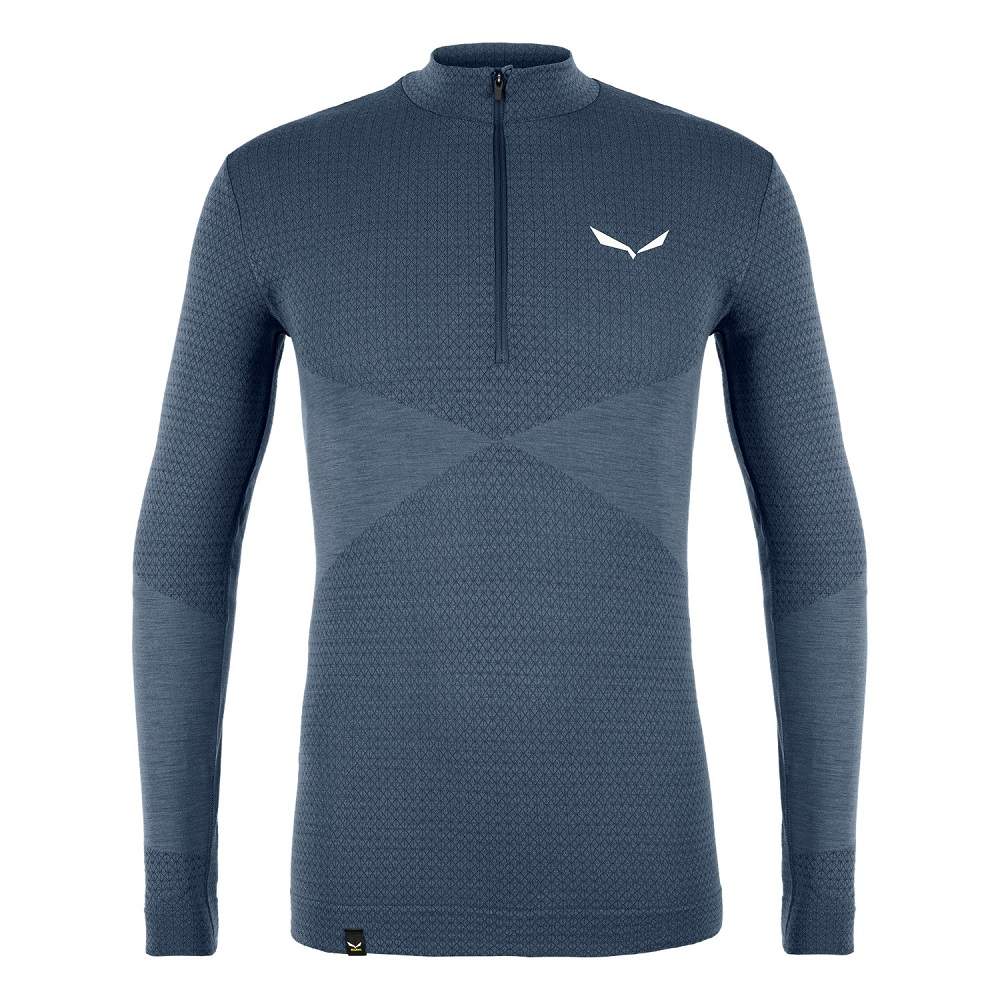 

Термокофта Salewa M Zebru Responsive 1/2 Zip Tee L Синий (1054-013.002.8862)