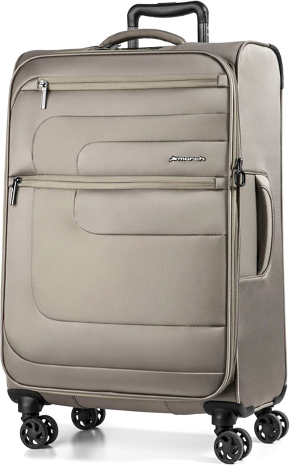 

Чемодан на 4 колесах March Classic 55 x 38 x 20 см 37 л Коричневый (2463/06)