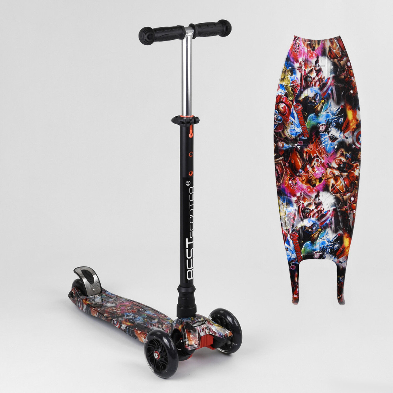 

Самокат BEST SCOOTER 1544 черный