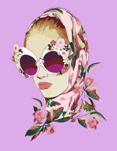 

Картина по номерам Люди "Девушка в платке"