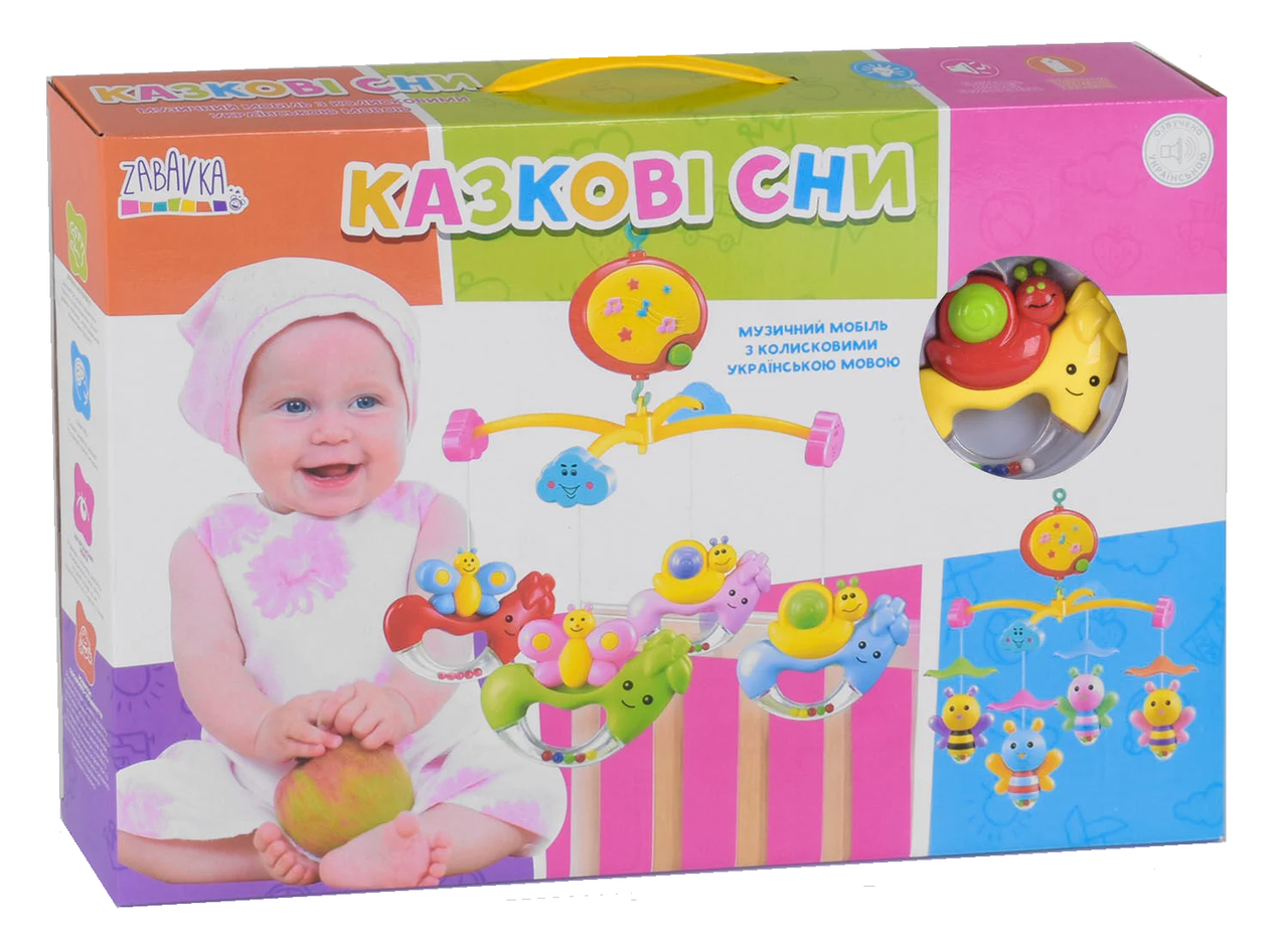 

Музыкальный мобиль "Казкові сни" карусель на кроватку Вид 3