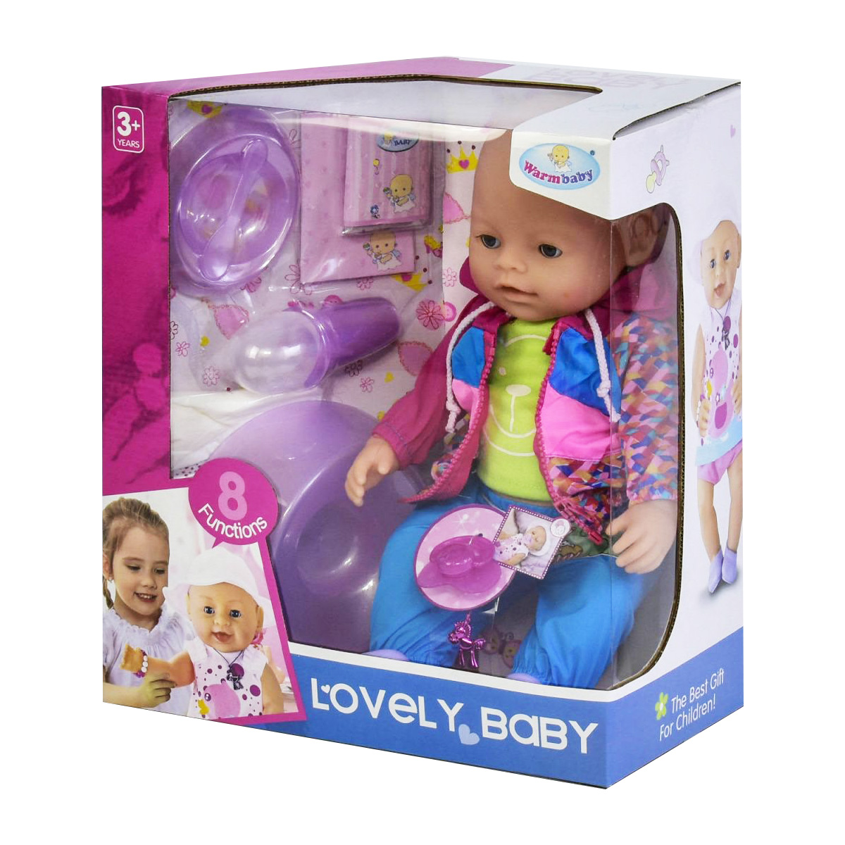 

Интерактивный пупс с аксессуарами Lovely Baby 42 см Вид 8