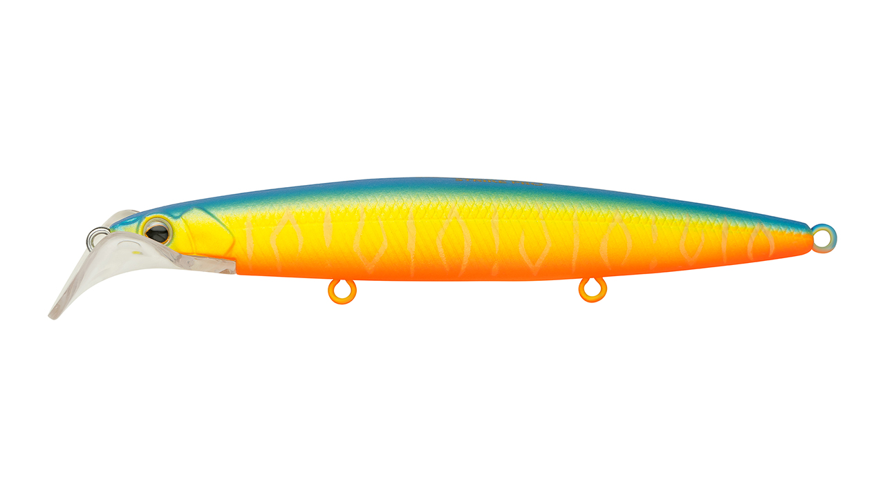 

Воблер Минноу Strike Pro Scooter Minnow 110F, 110 мм, 11,8 гр, Загл. 1,5м.-2,5м., Плавающий, цвет: A252S Bullfinch Mat Tiger, (EG-186F#A252S) (145707)