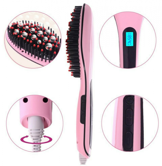 

Расческа-выпрямитель Fast Hair Plus с Led дисплеем