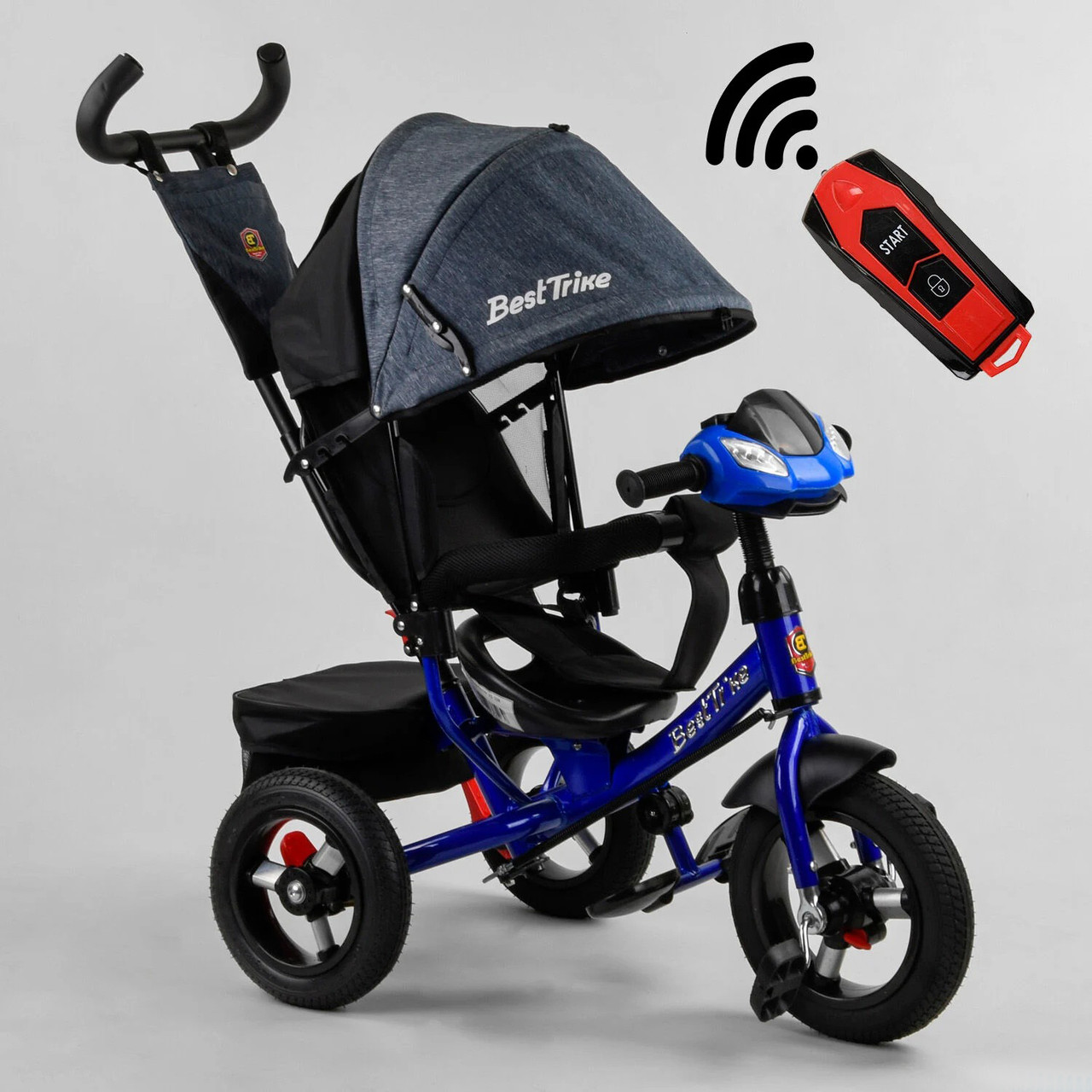 

Велосипед BEST TRIKE 3390-81-338 (надувные колеса, фара, музыка)